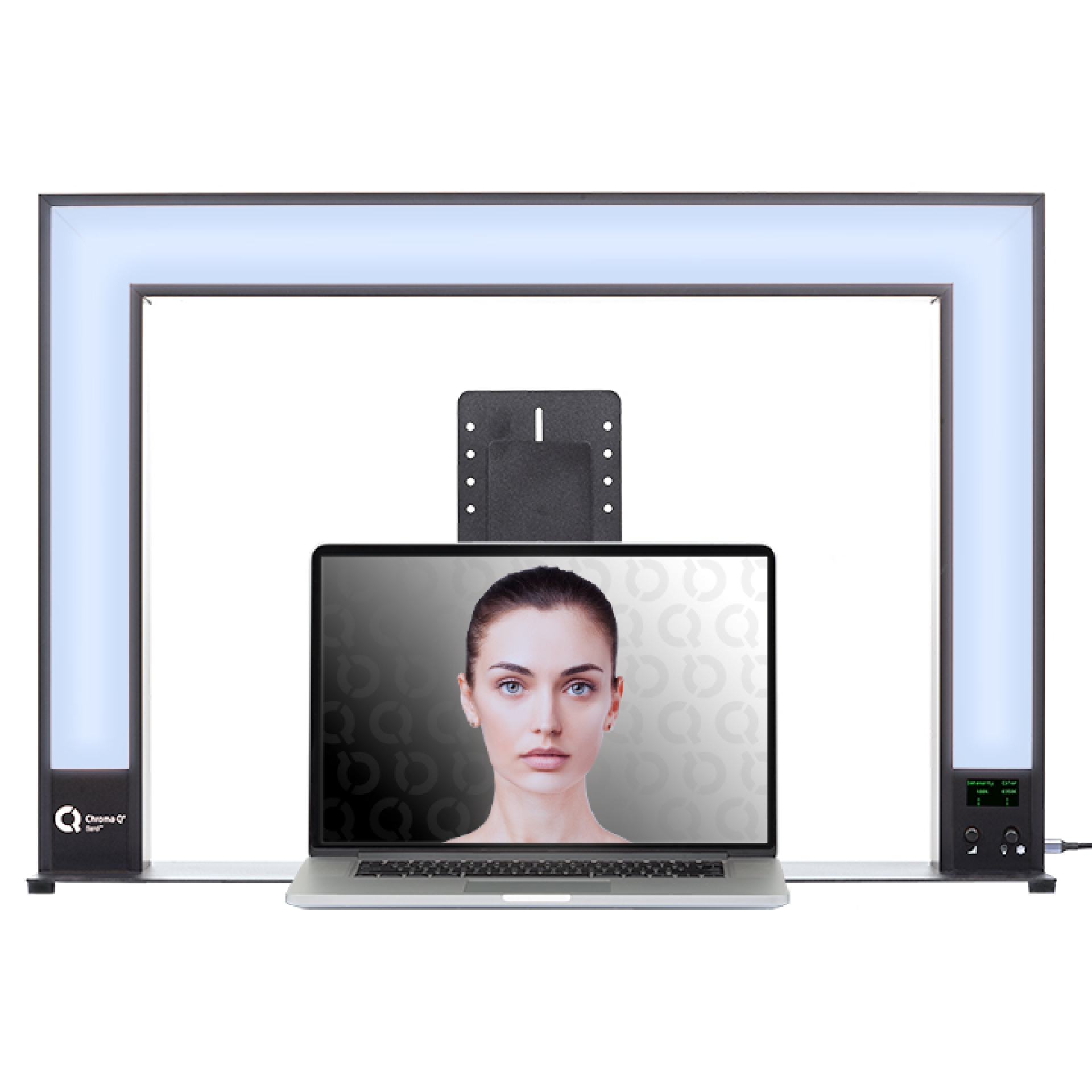 Chroma-Q Sandi - Cold white light with laptop