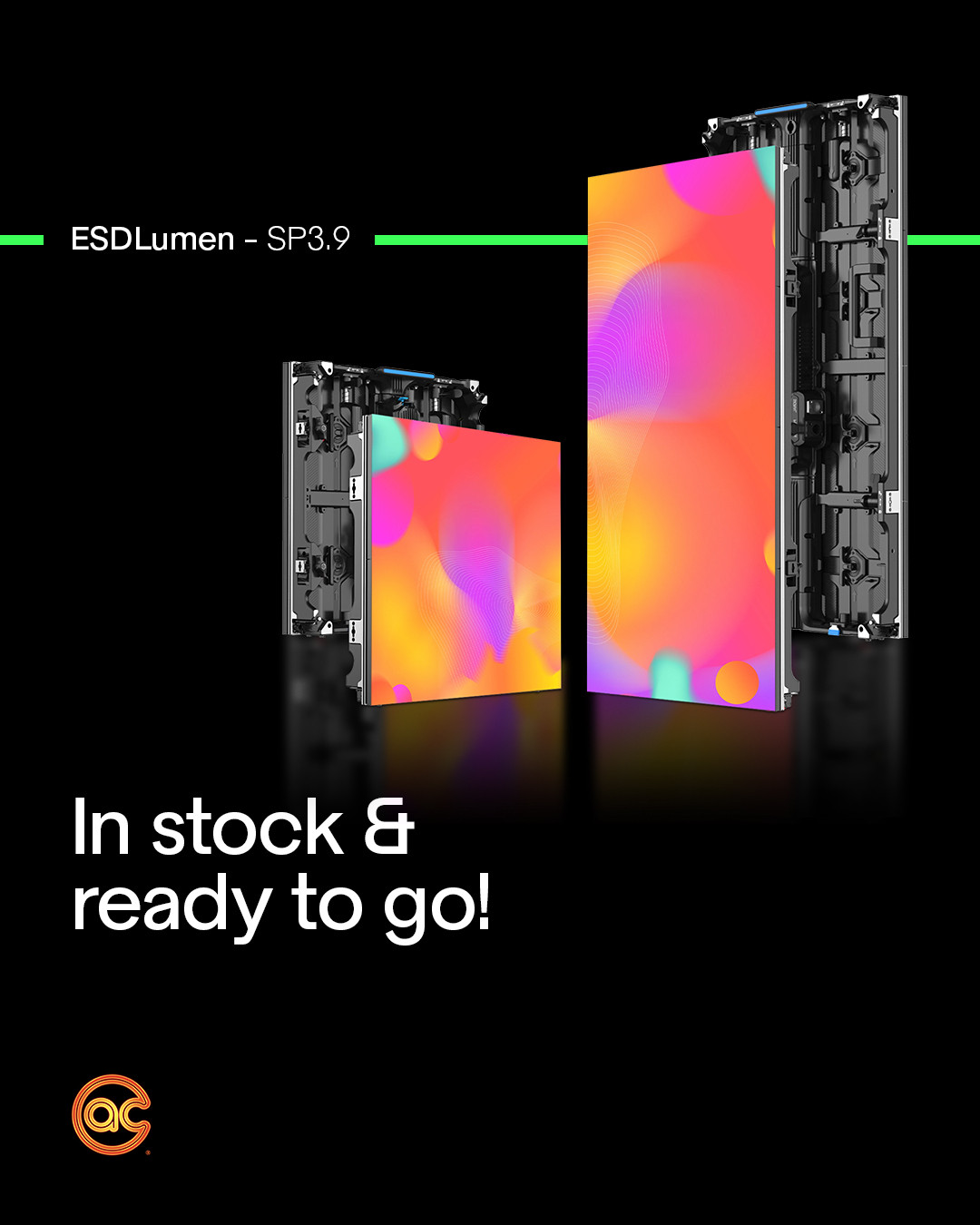 The new SP Series 3.9mm black face hybrid LED panel from Esdlumen
