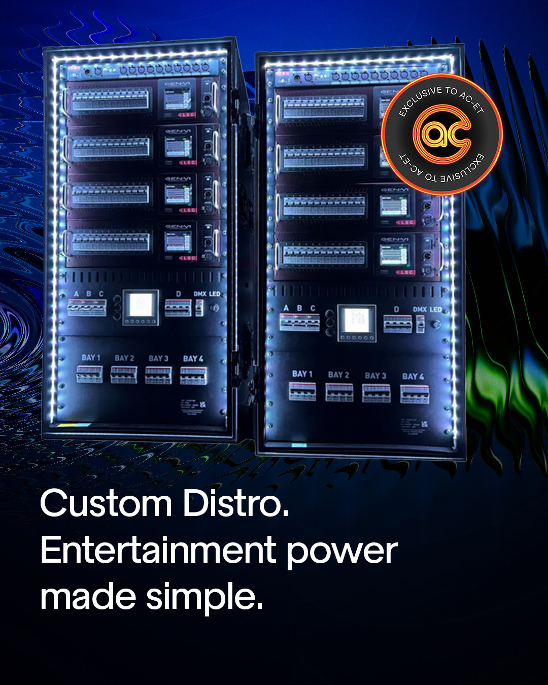 Fully configurable power distribution - Custom Distro from AC-ET