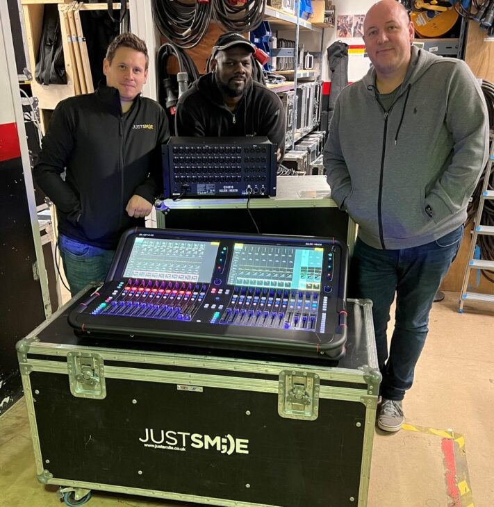 Just Smile Ltd beam with their latest Allen & Heath purchase