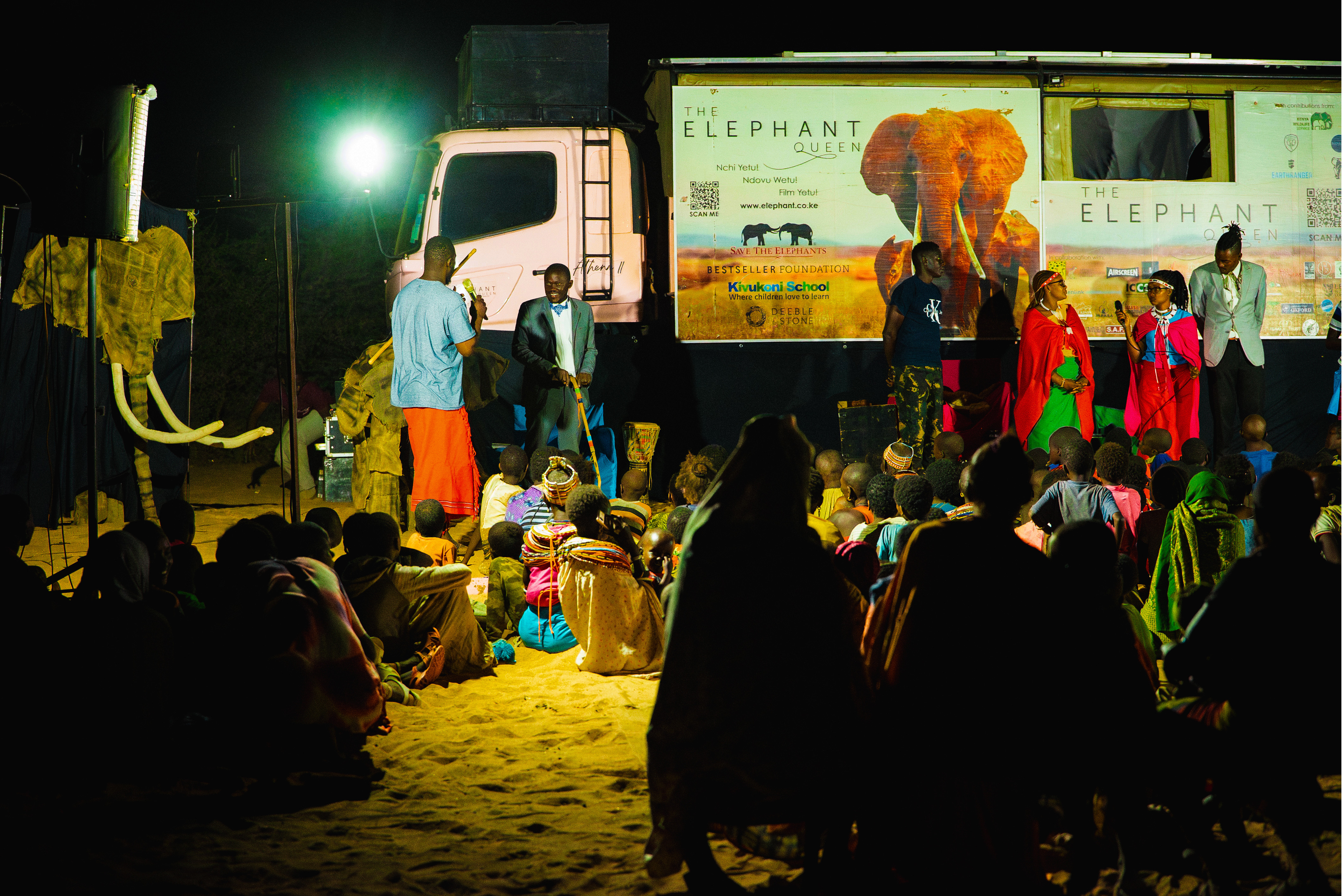 Education initiative in Kenya, using theatre, screenings, and live events to inspire new generations about the importance of elephant conservation.