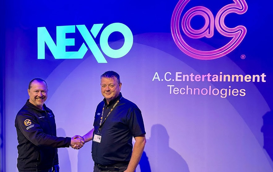 AC-ET appointed as an official stocking distributor for NEXO Loudspeakers in the UK