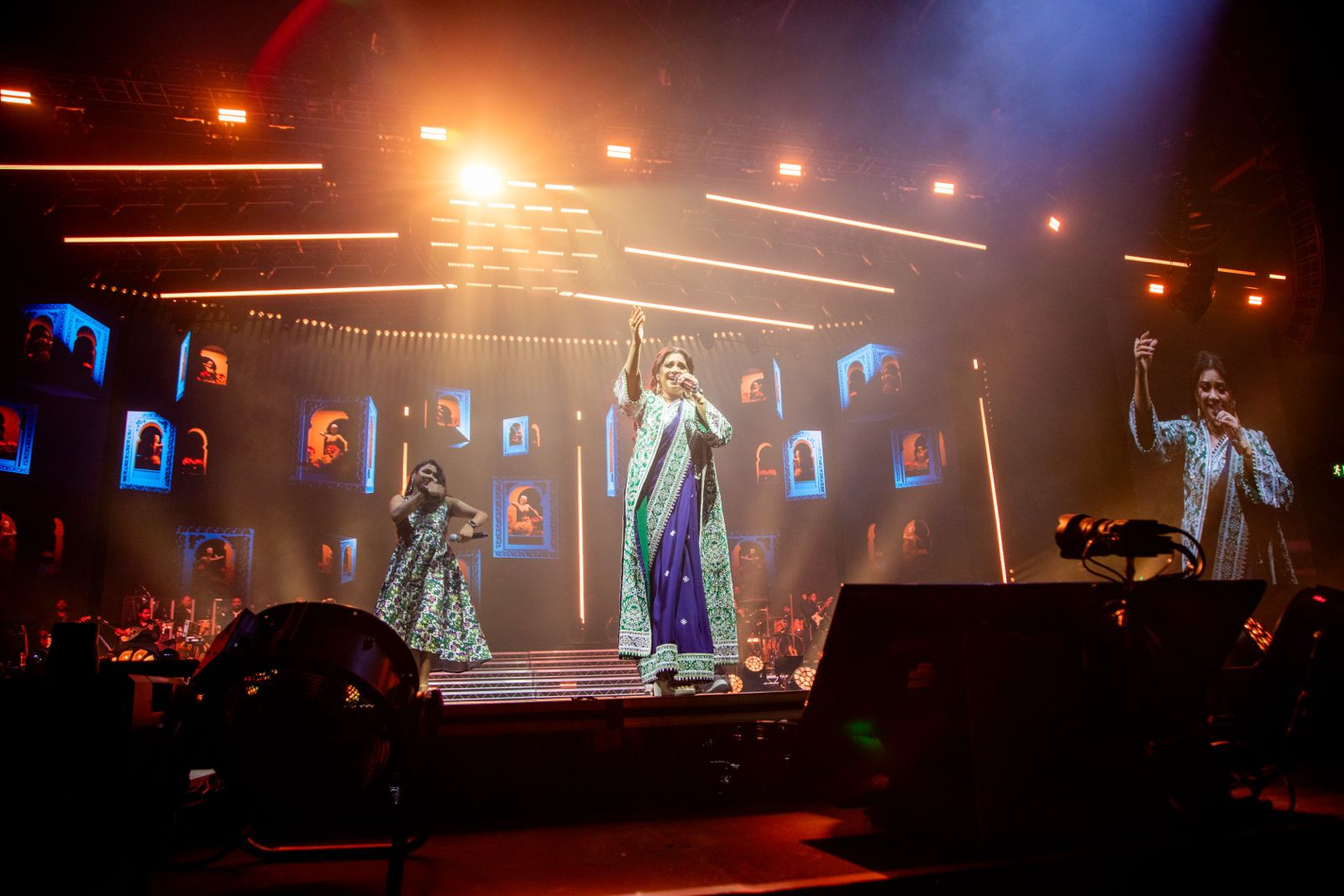PROLIGHTS HaluStrip Duo put to good effect on the Shreya Ghoshal tour