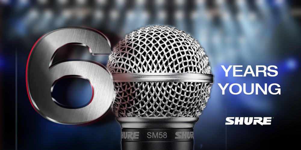 60 years young - the iconic Shure SM58 mic
