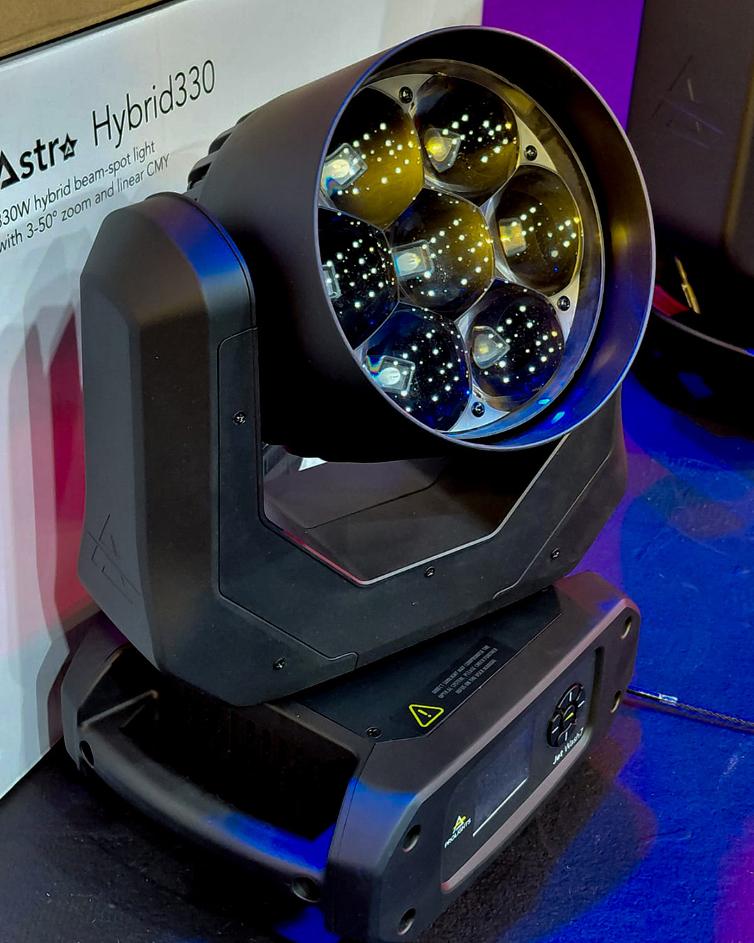 JetWash7 fixtures and Astra Hybrid 330 moving heads supplied to Garrick Theatre, Altrincham.
