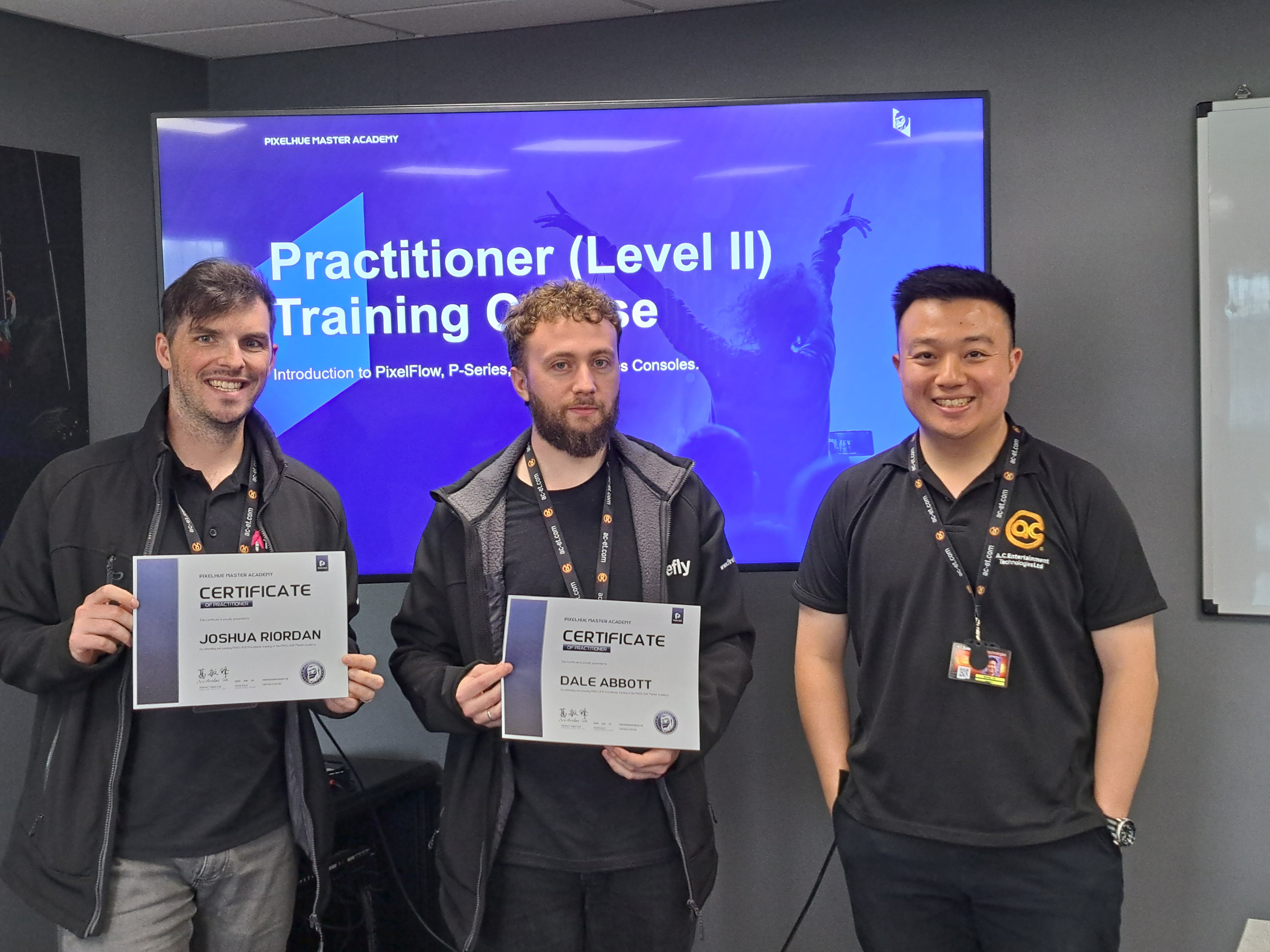 PIXELHUE training from AC-ET at our Leeds premises.