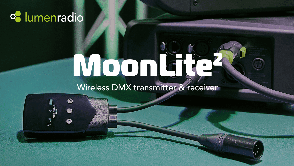 LumenRadio - MoonLite2 wireless DMX transmitter and receiver