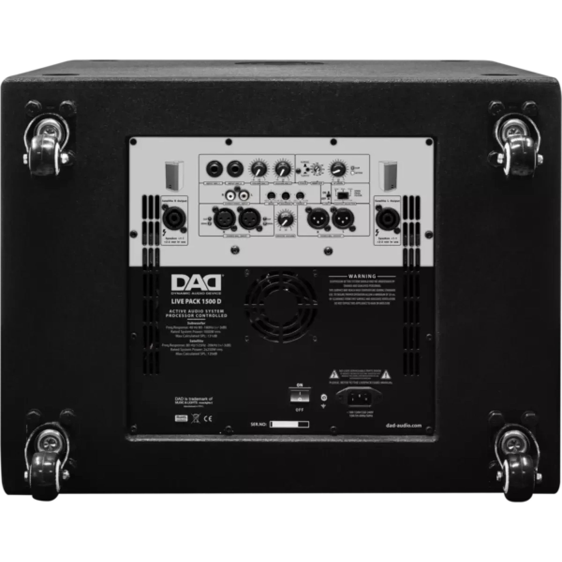 Dynamic Audio Device LIVEPACK1500D Active Speaker System