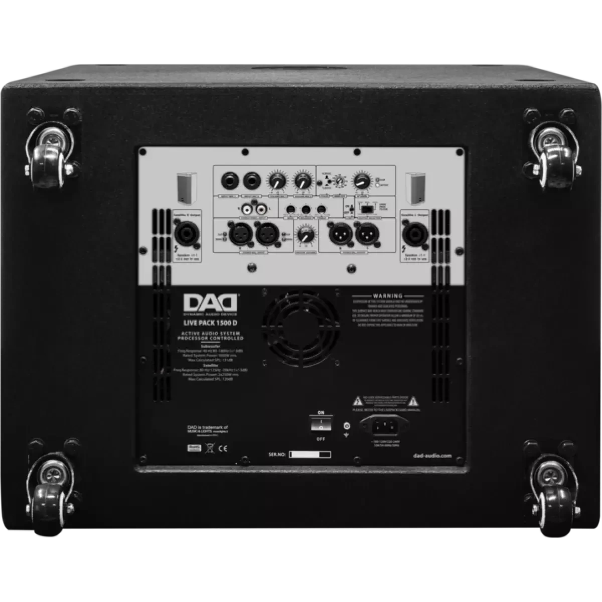 Dynamic Audio Device LIVEPACK1500D Active Speaker System