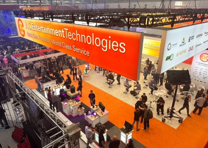 Birdseye view of A.C. Entertainment Technologies Plasa Stand