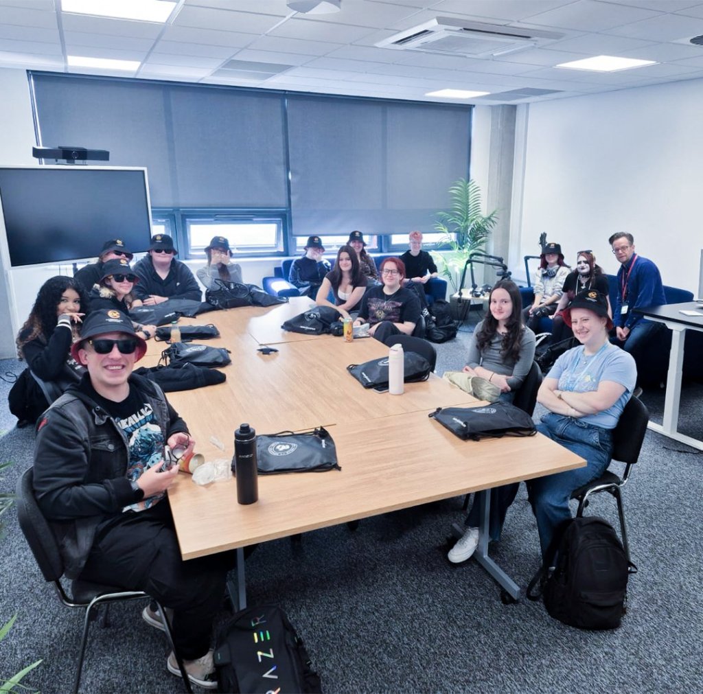 Leeds City College  cohort of creative arts degree students.
