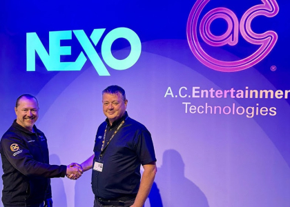 AC-ET appointed as an official stocking distributor for NEXO Loudspeakers in the UK