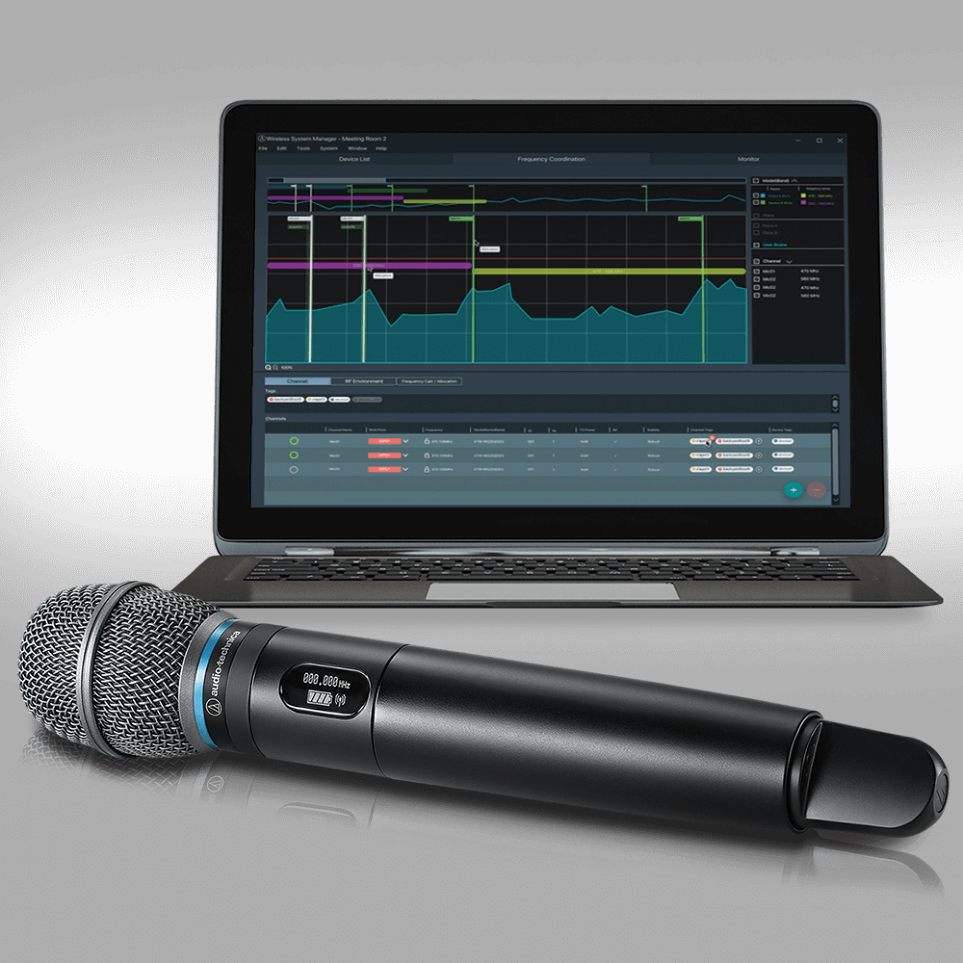 Audio-Technica 3000 Digital Series Wireless Microphone System