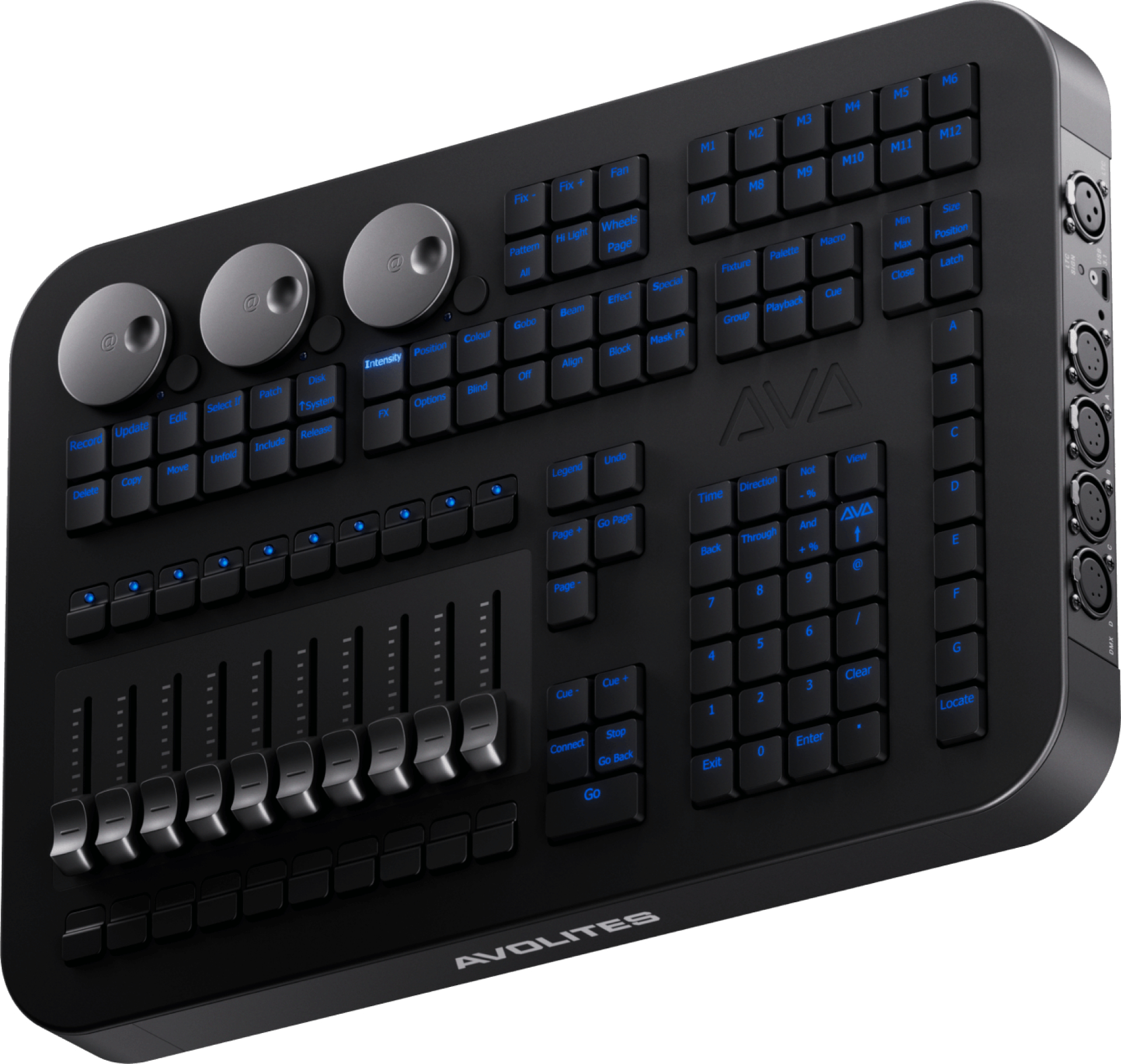 Avolites T3 moving lights console - angle