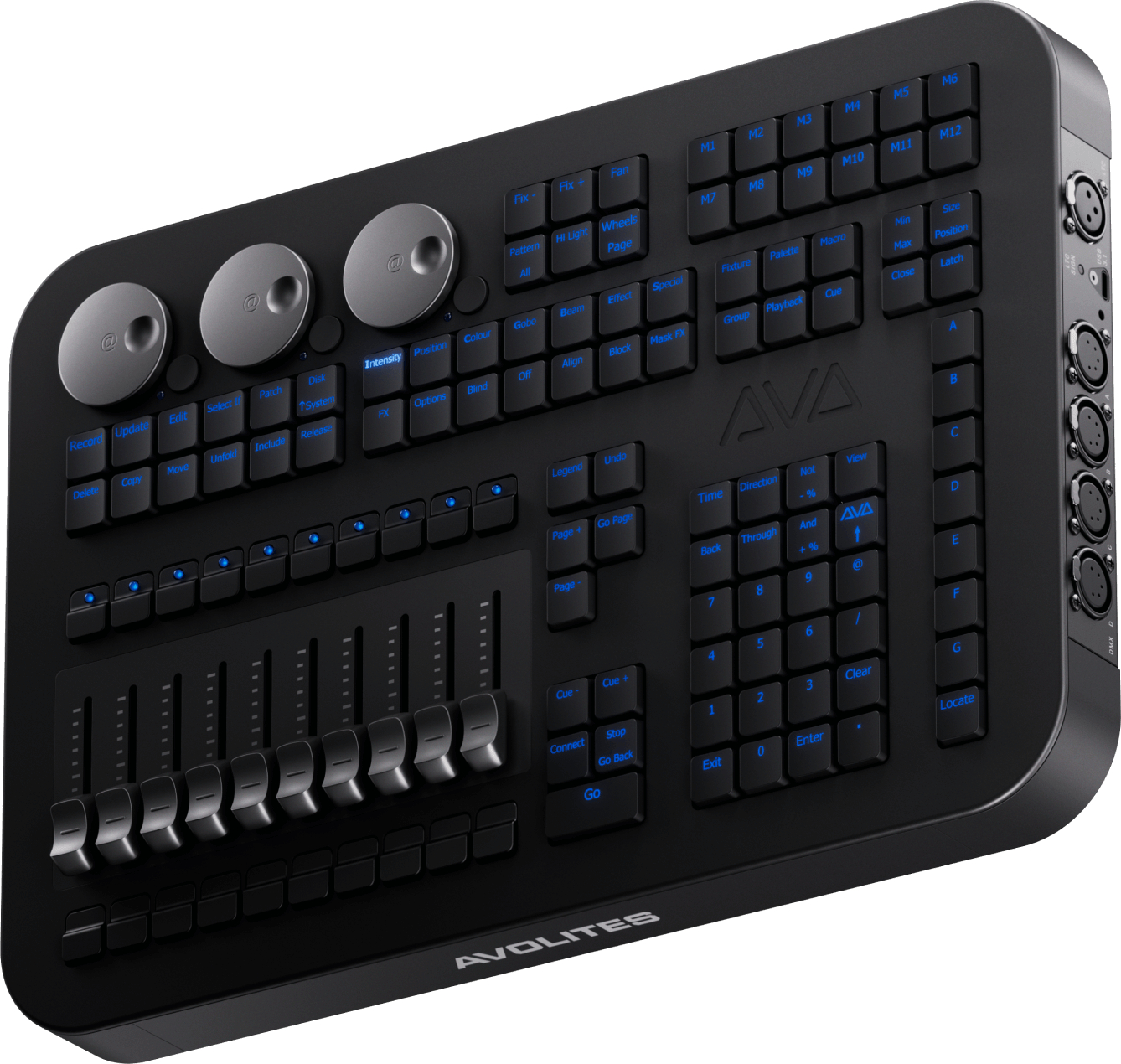 Avolites T3 moving lights console - angle