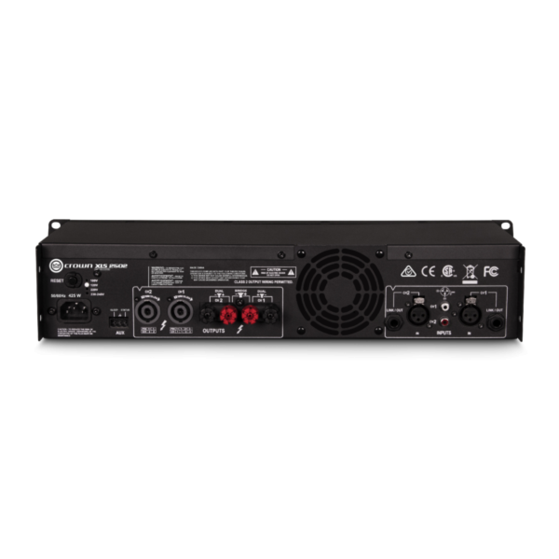 Crown XLS Series Power Amps - Rear