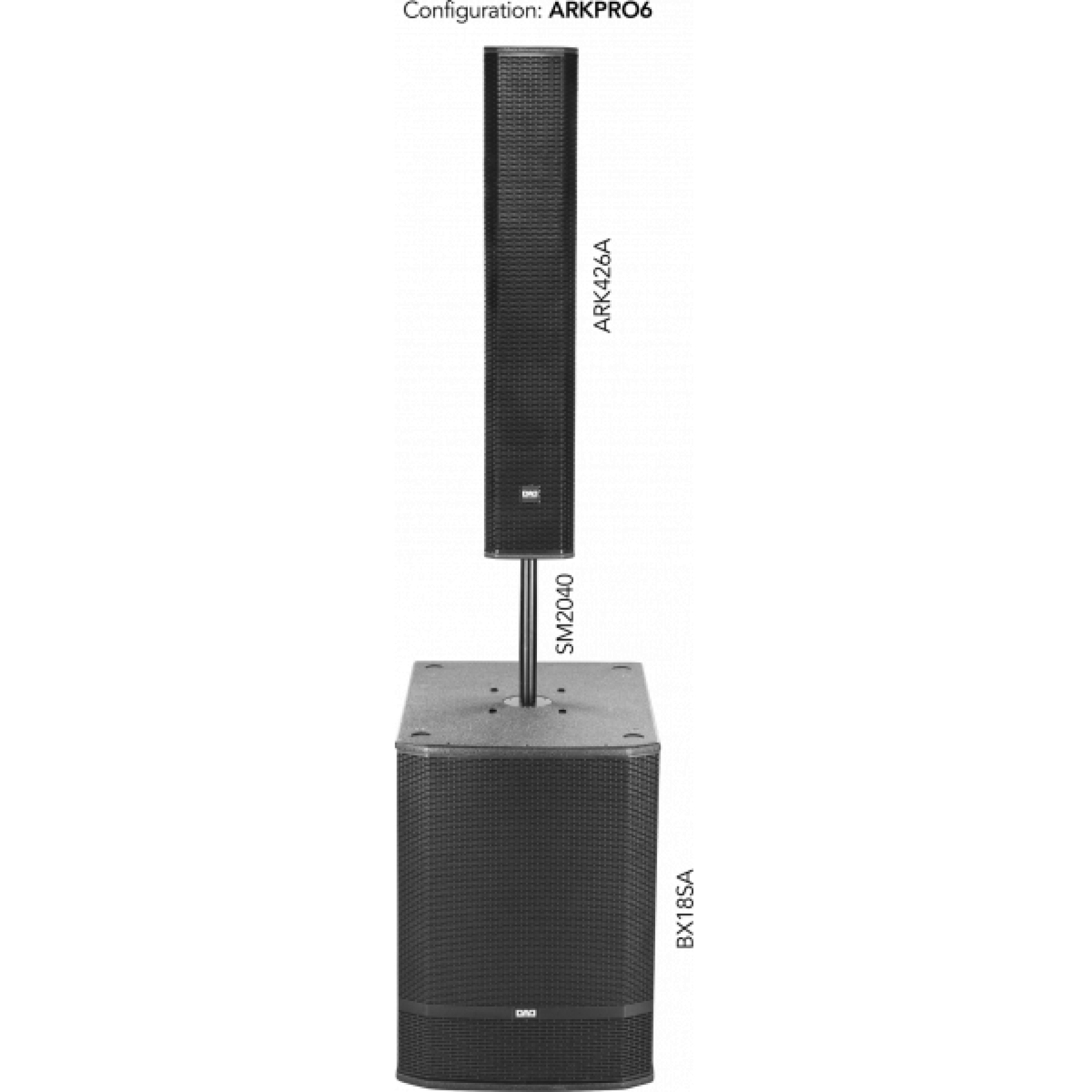 Dynamic Audio Device ARK Column Series Speaker Sub