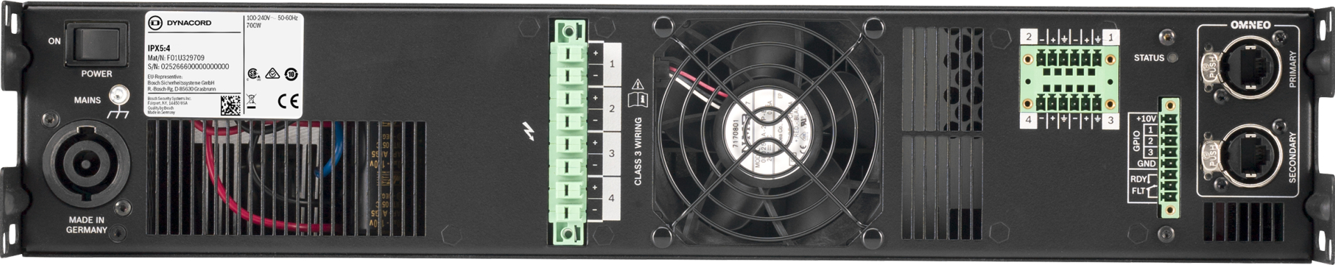 Dynacord IPX Multi-Channel Power Amplifiers