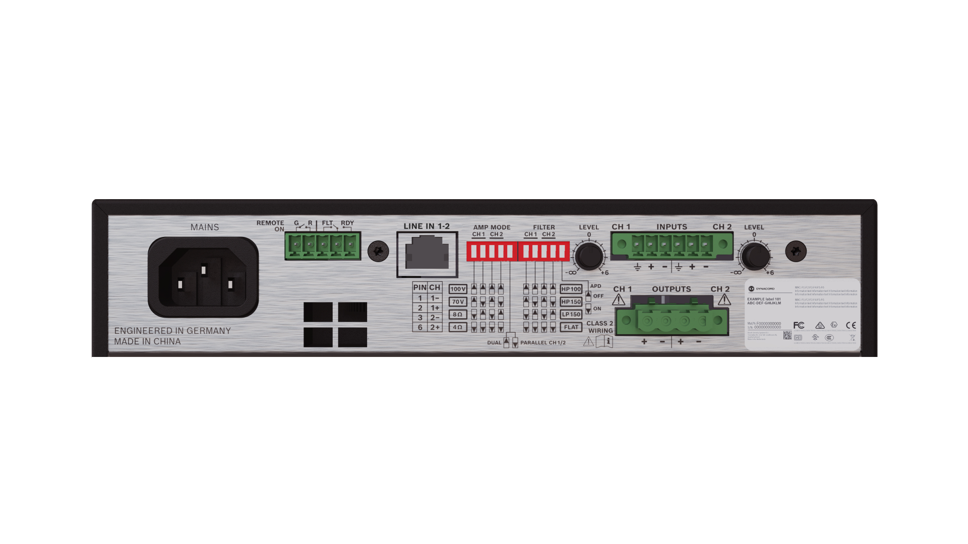 Dynacord V Series Power Amplifiers