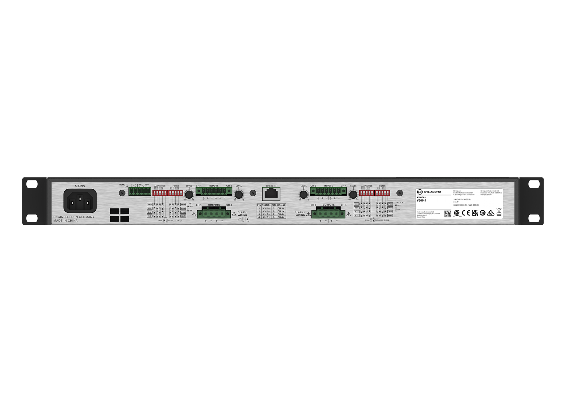 Dynacord V Series Power Amplifiers