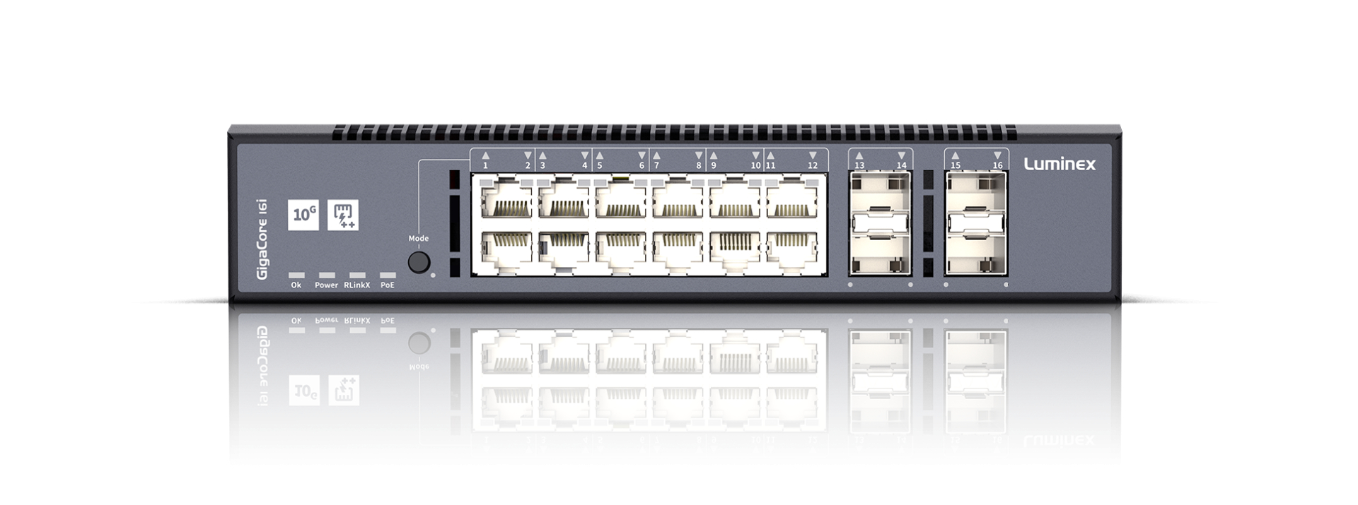 Luminex GigaCore 16i - straight front