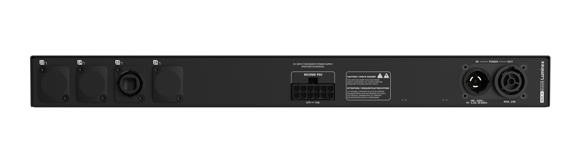 Luminex GigaCore 16tf - straight back