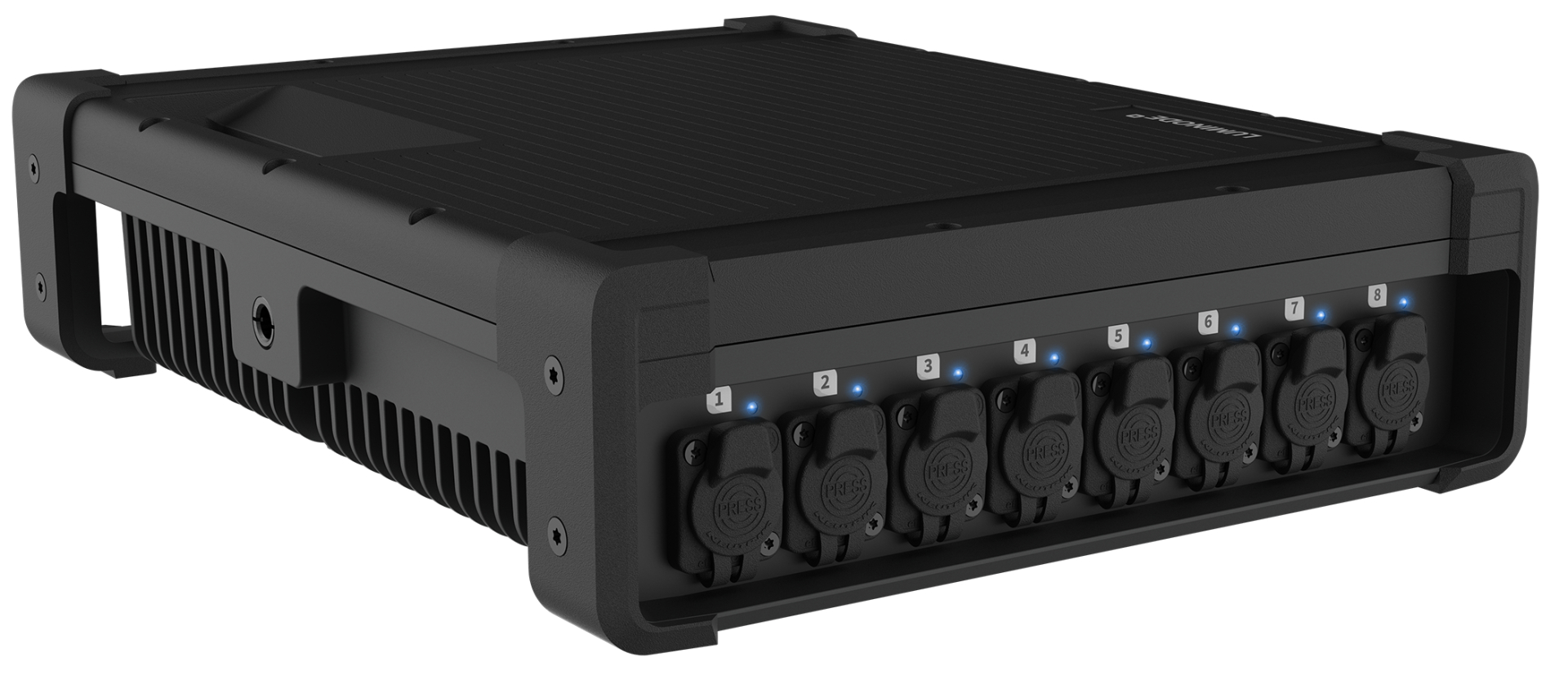 Luminex LumiNode 8-IP front angled