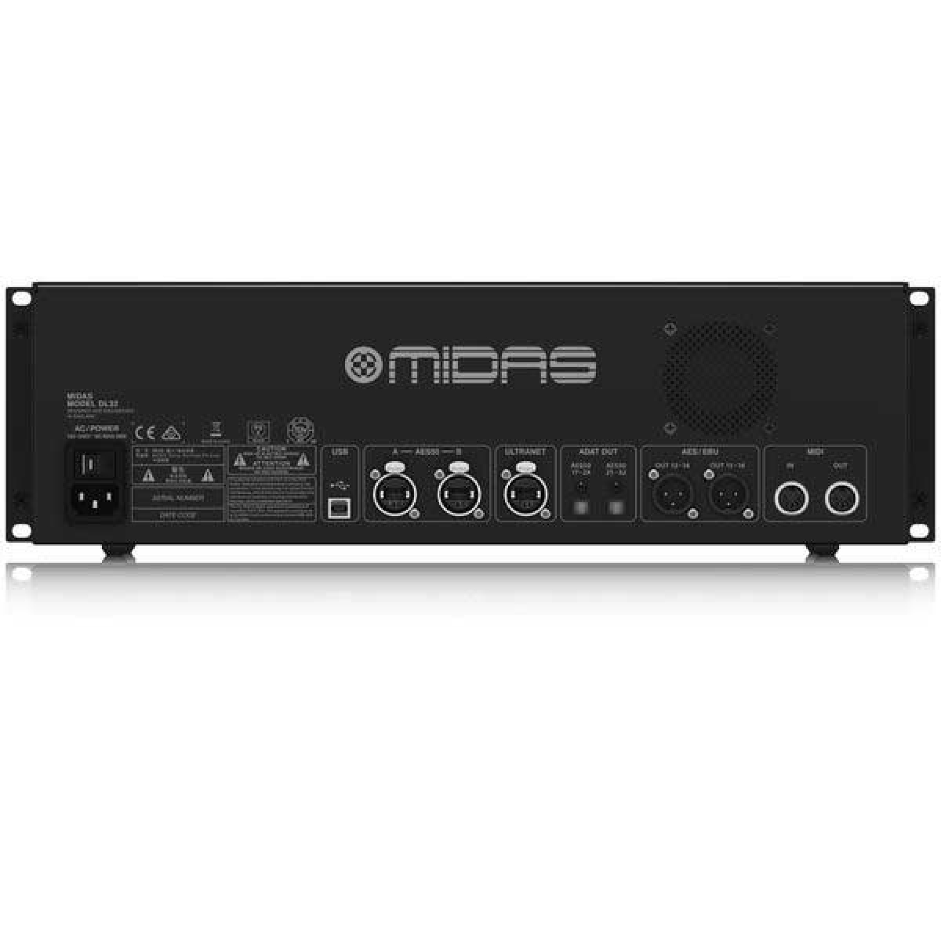 MIDAS DL32 Stage Box - back