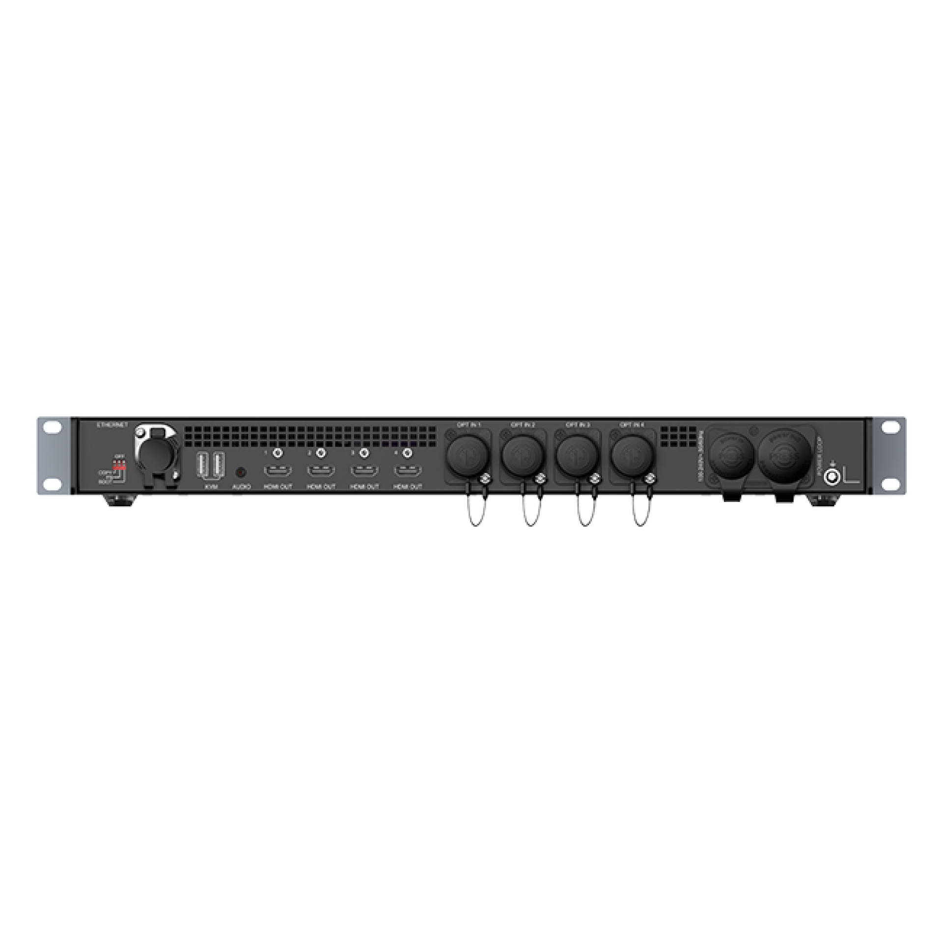 PIXELHUE EP4 Pro - back view, ports closed