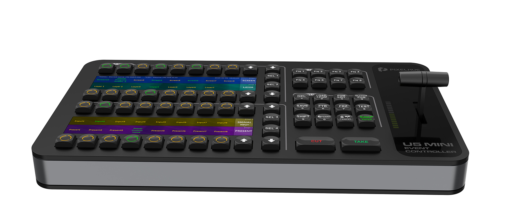 PIXELHUE U5 MINI - T-Bar Version Angled