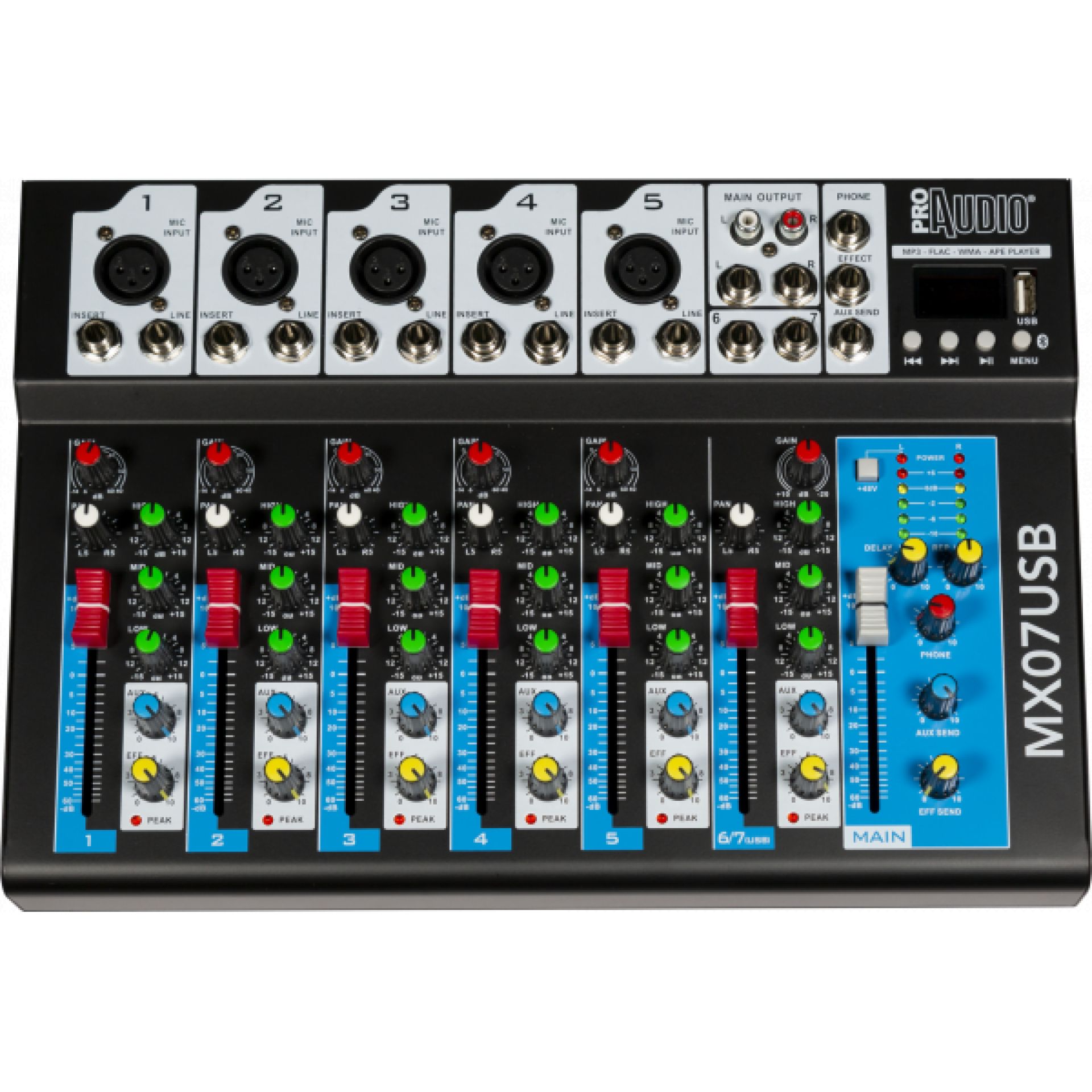 ProAudio Mixer MX07USB