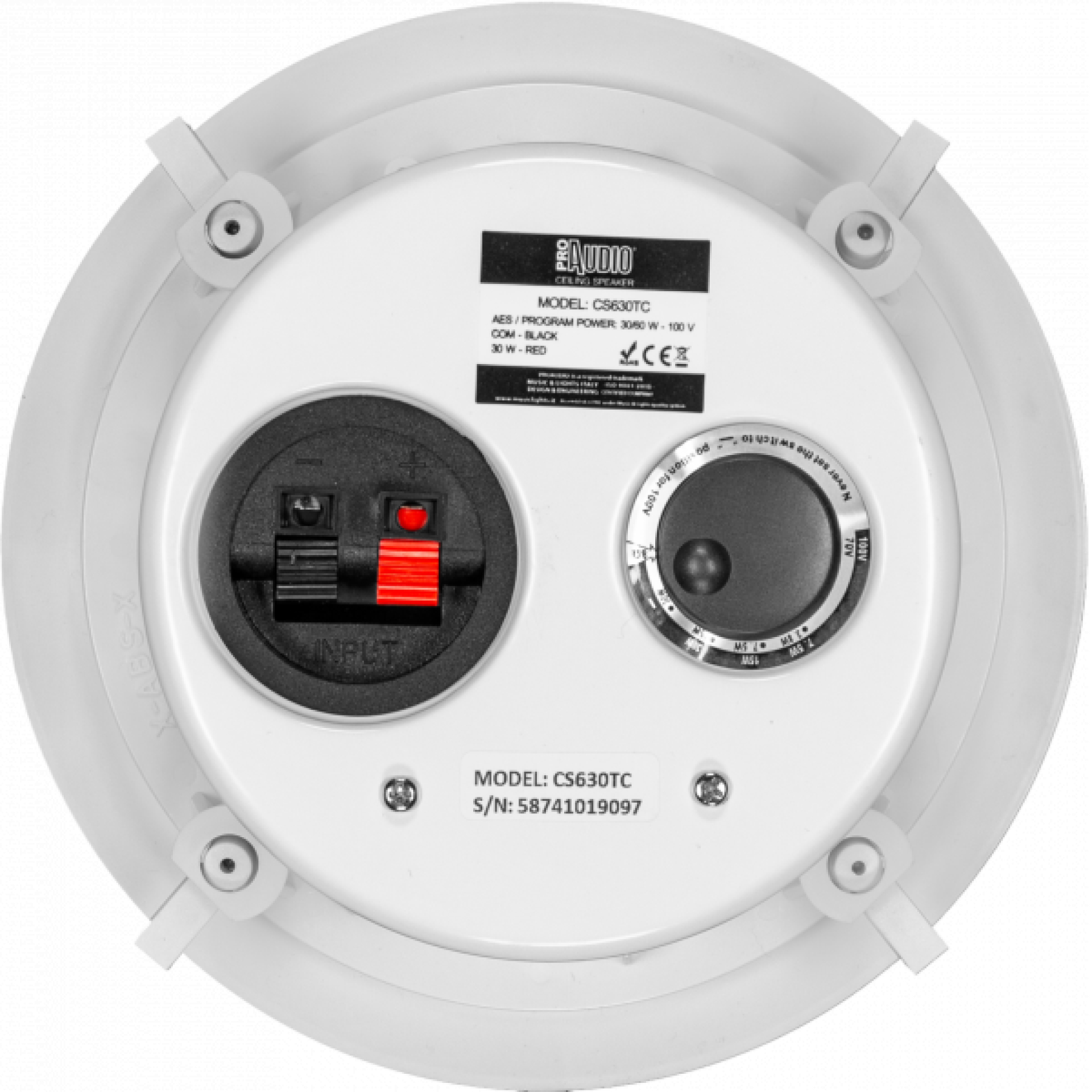 ProAudio Ceiling Speaker CS630TC-rear