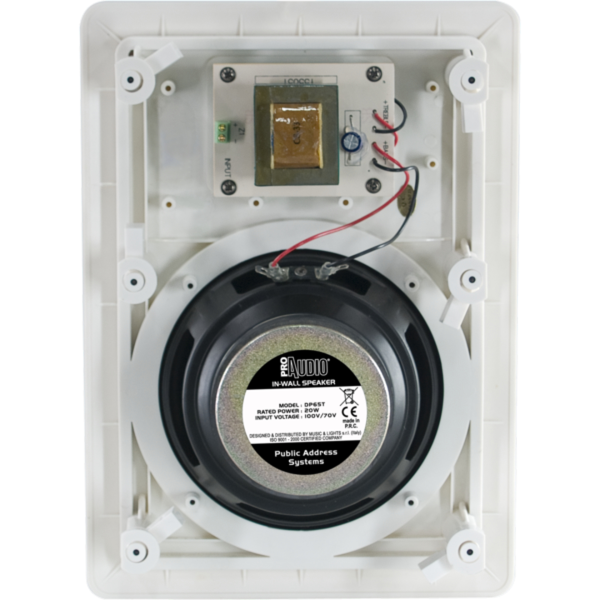 ProAudio Ceiling Speaker DP66T-rear
