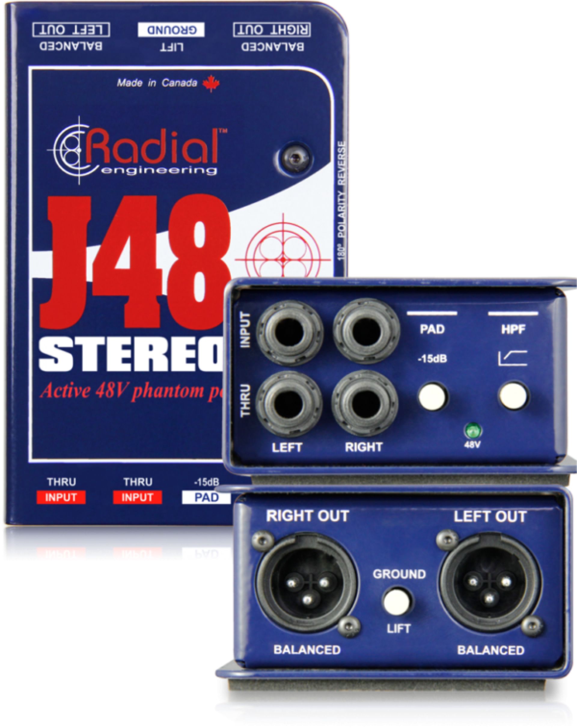 Radial DI Boxes - J48 Stereo