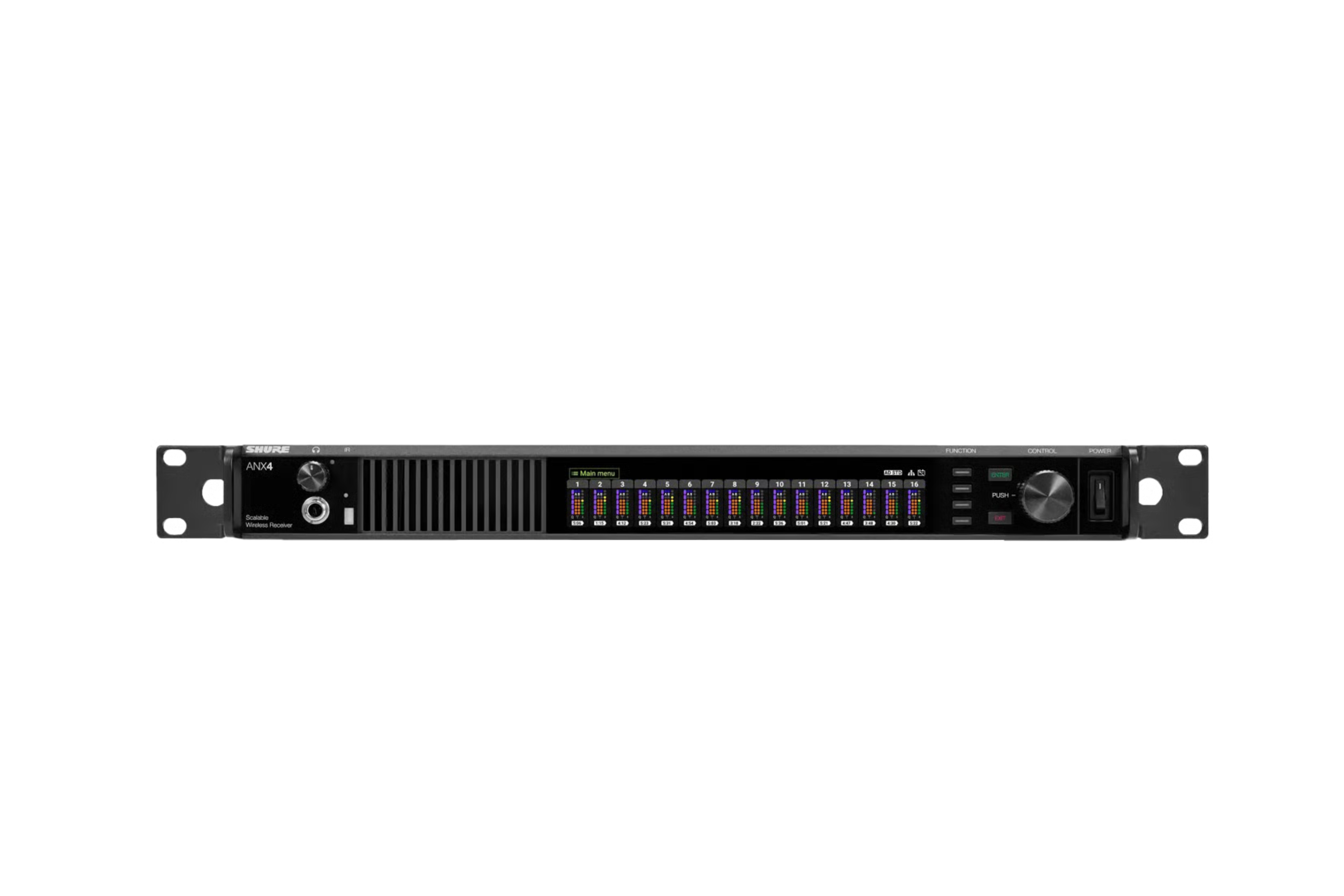 ANX4 SCALABLE WIRELESS RECEIVER FORAXIENT® DIGITAL AND ULX-D® SYSTEMS