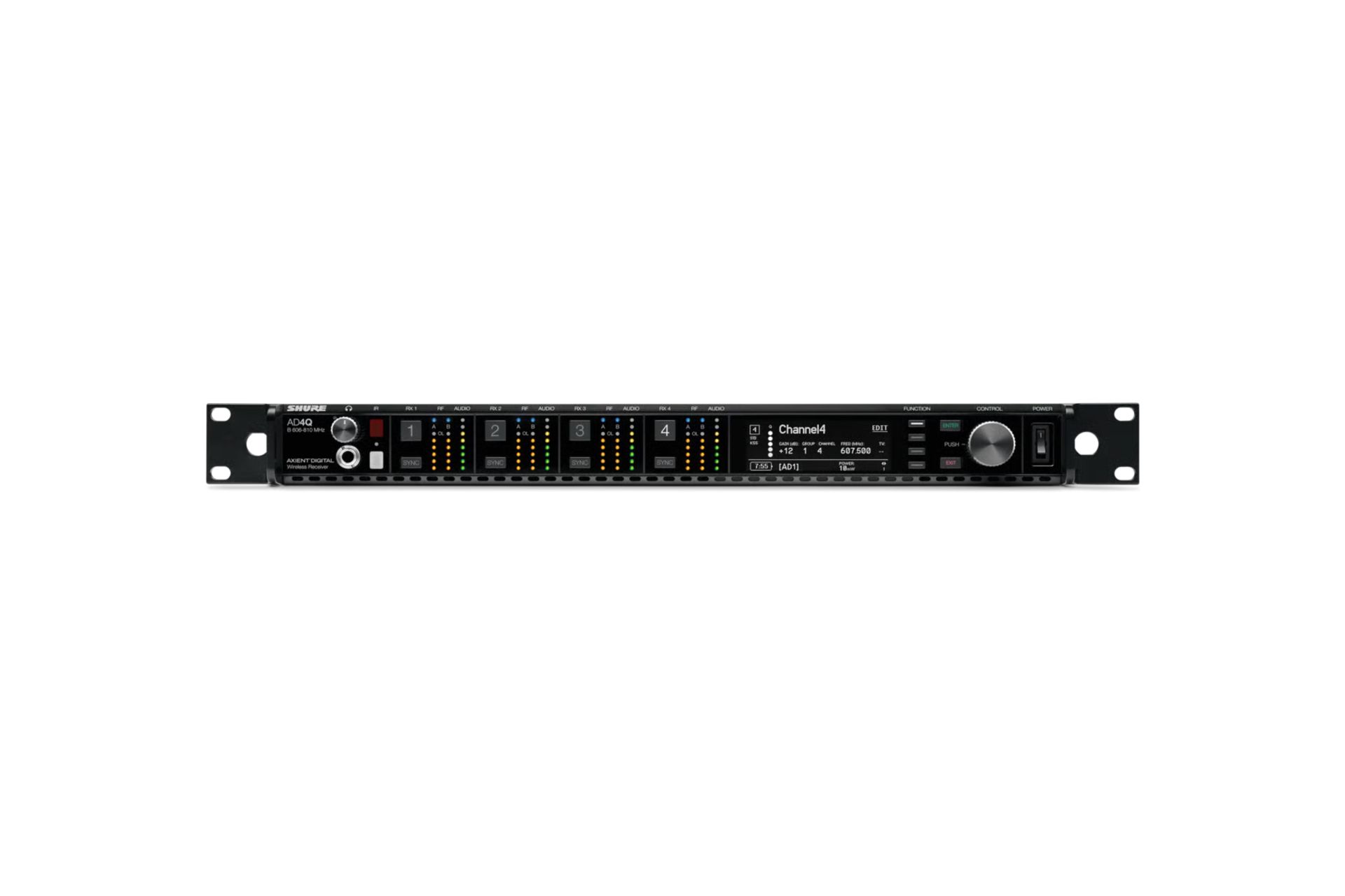 AD4Q Four-Channel Digital Wireless Receiver