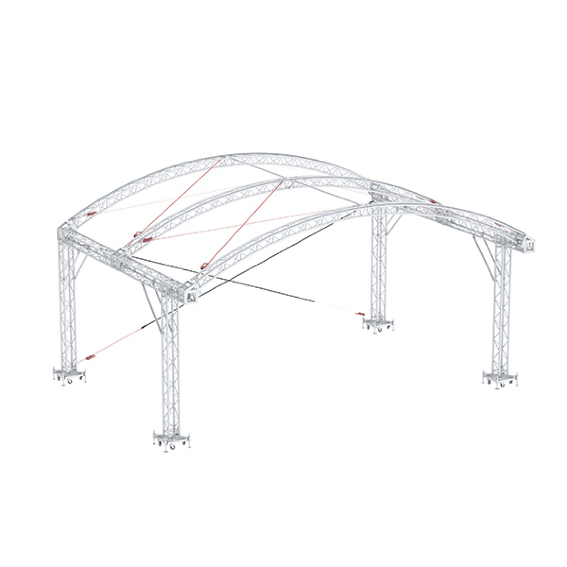 Sixty82 Arc Roof 8x6m